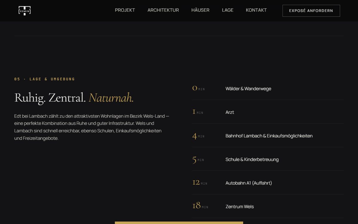 EDWIN &mdash; Doppelhaus Welsland - Lage und Umgebung - homepage section