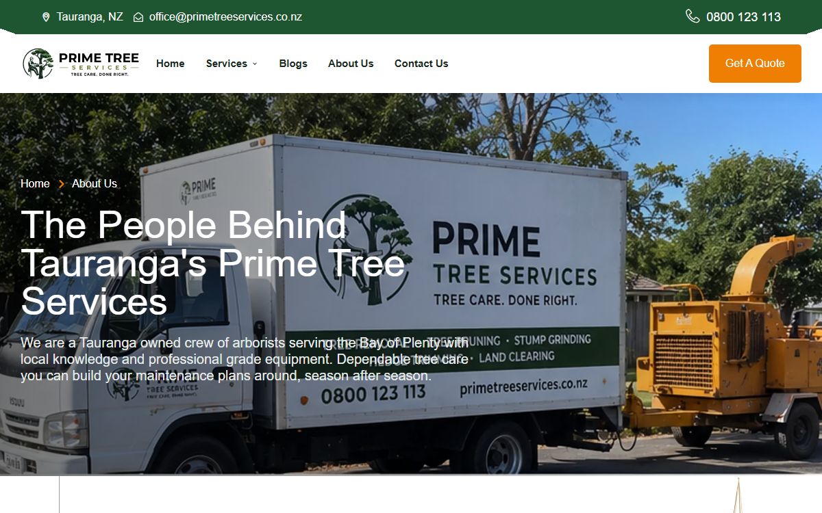 Prime Tree Services - About