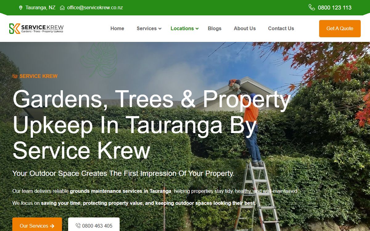 ServiceKrew - Location hub - Tauranga