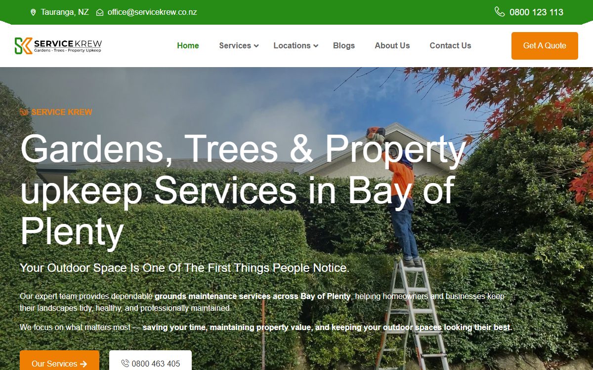 ServiceKrew — website built by Creative Marketers BD